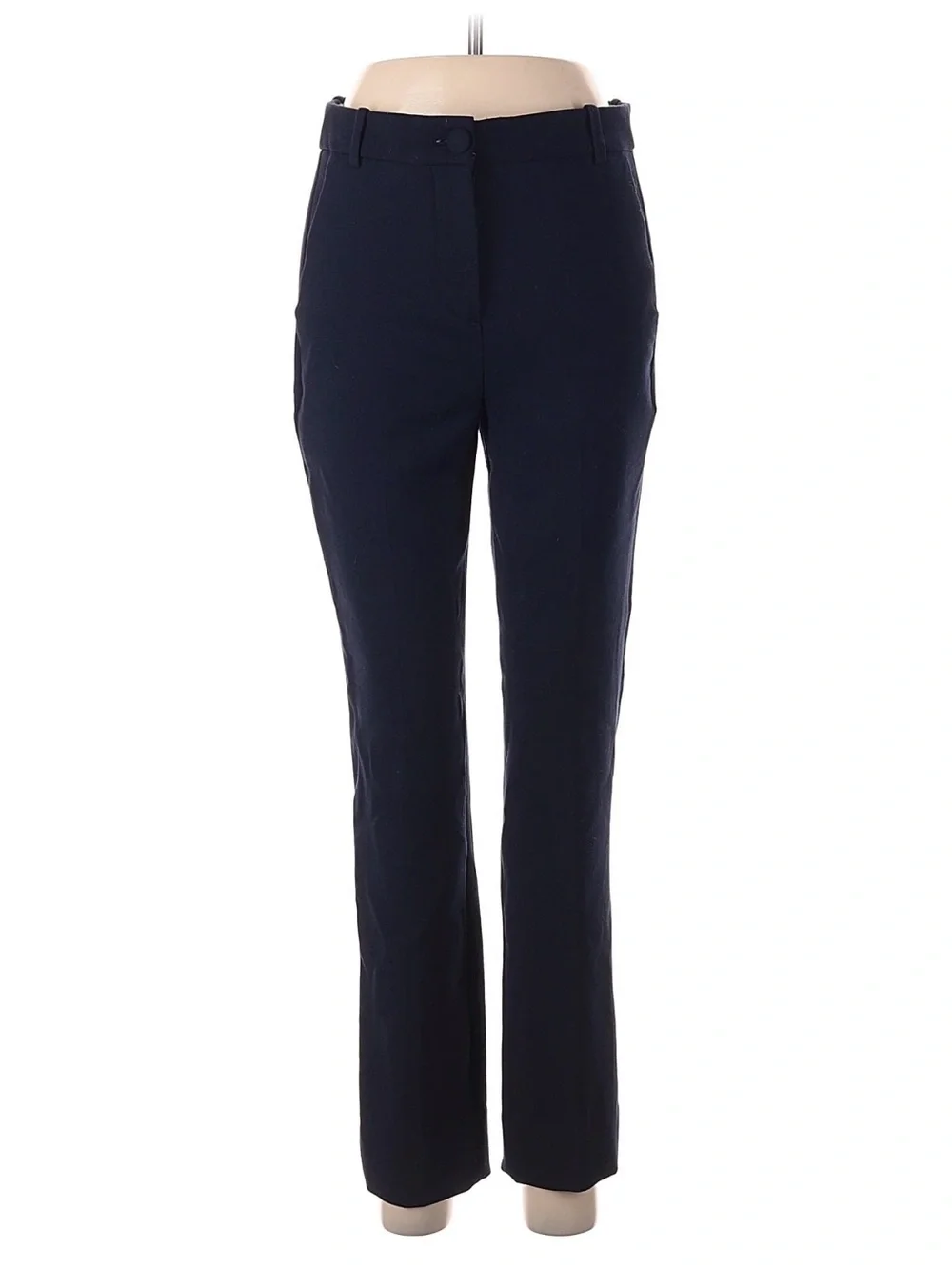 J. Crew 2 Navy Cropped Straight-Leg Pants